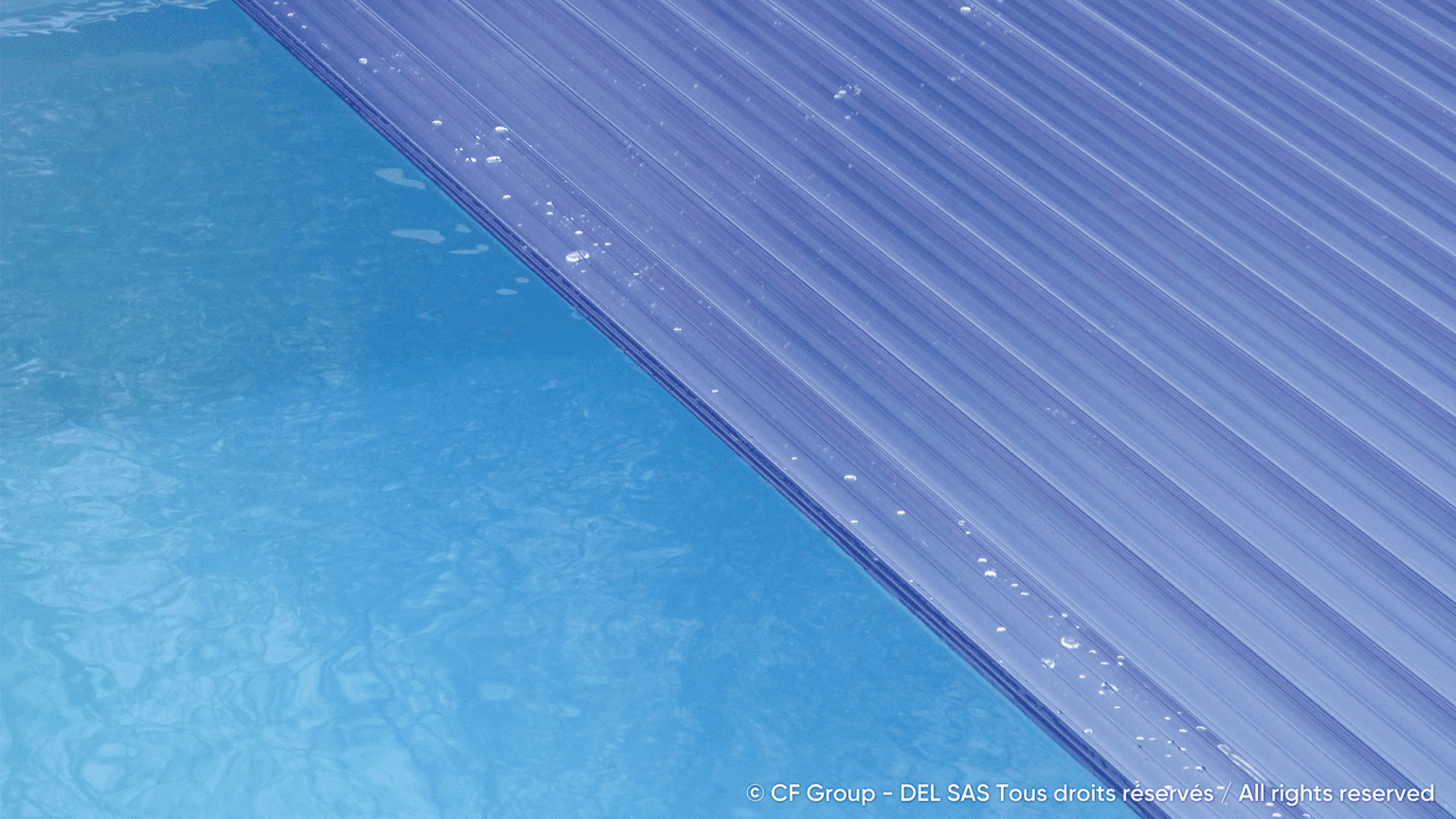 Polycarbonate Solar Blades - Crystal Blue