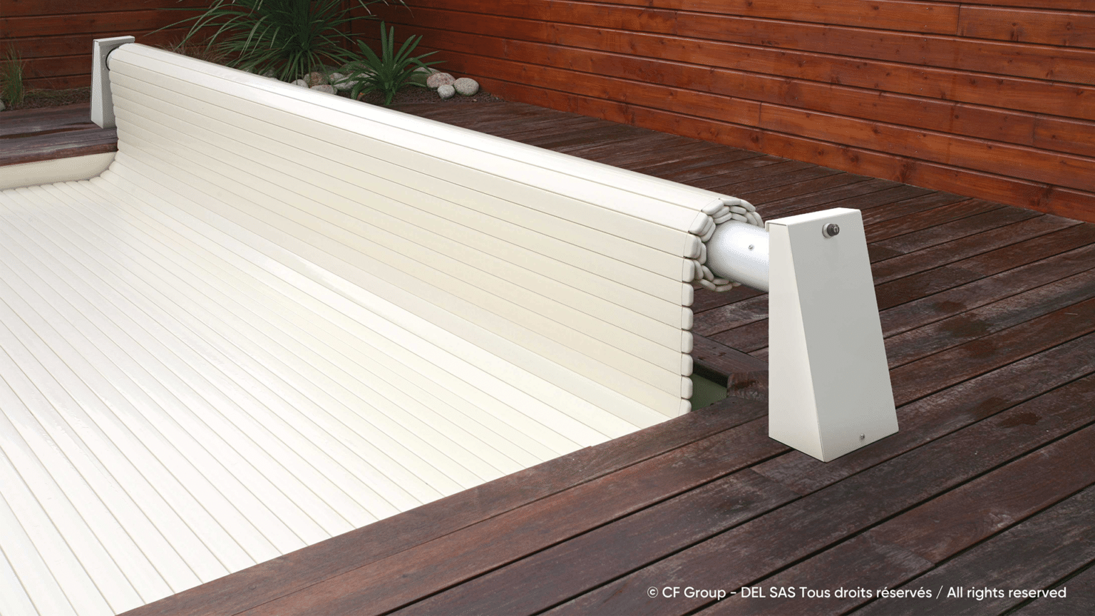 automatic slatted cover Pool DEL