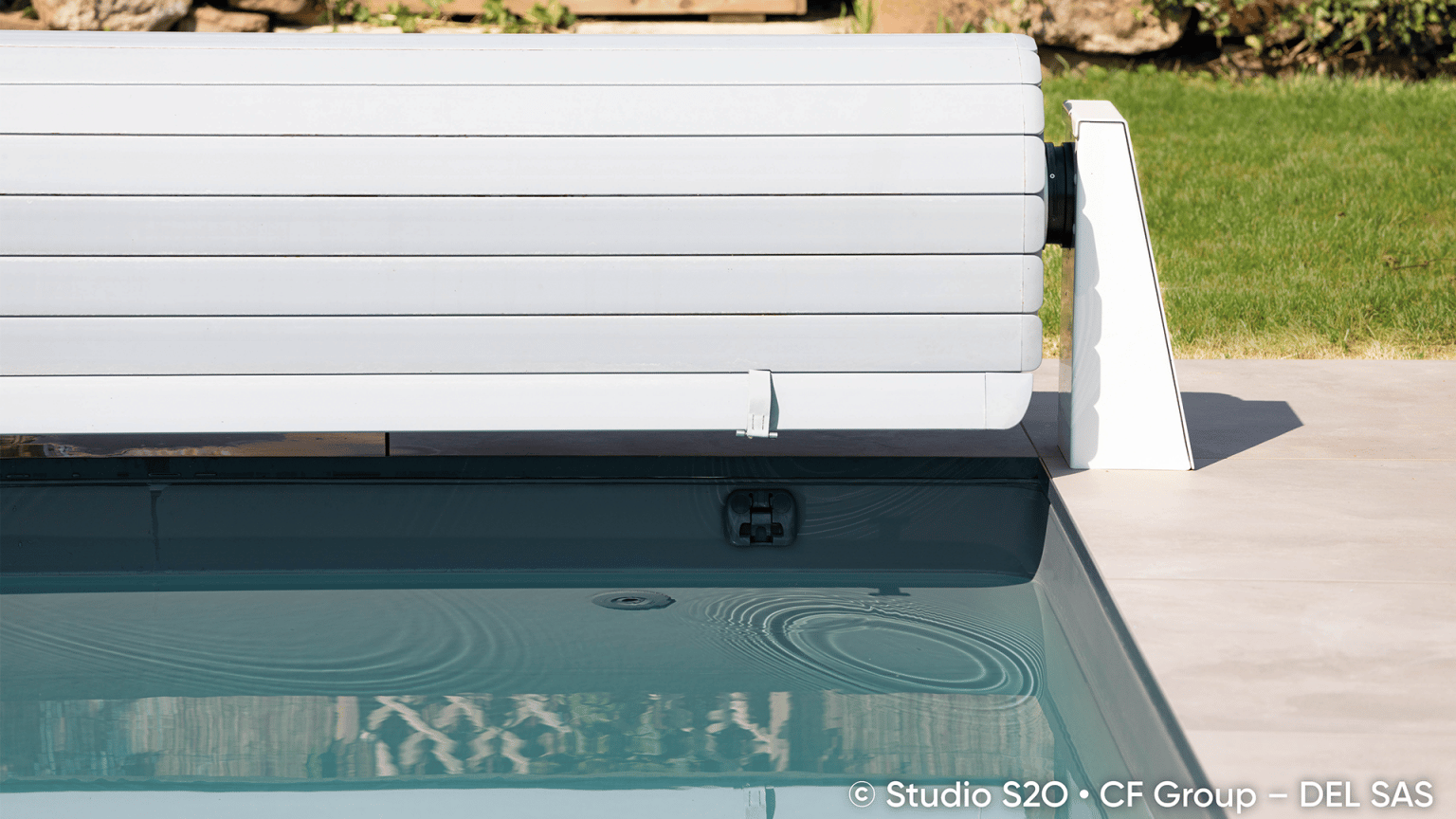 automatic slatted cover Pool DEL