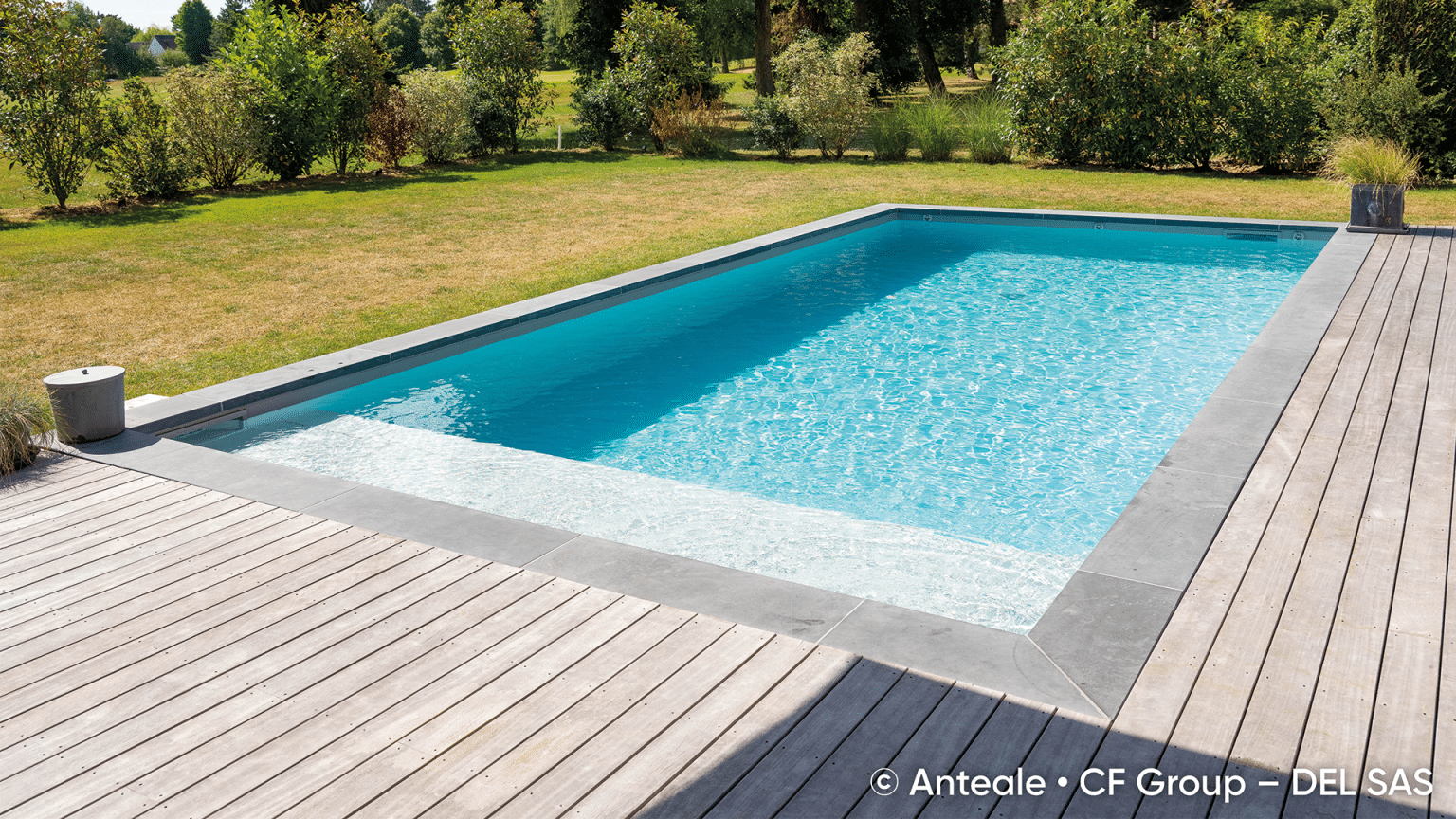 automatic slatted cover for pool DEL