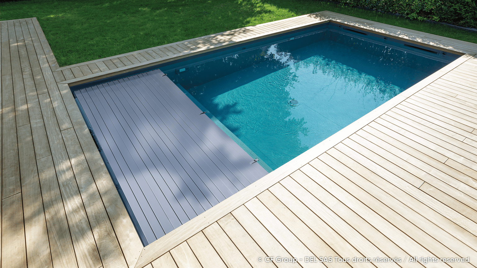 automatic slatted cover for pool DEL