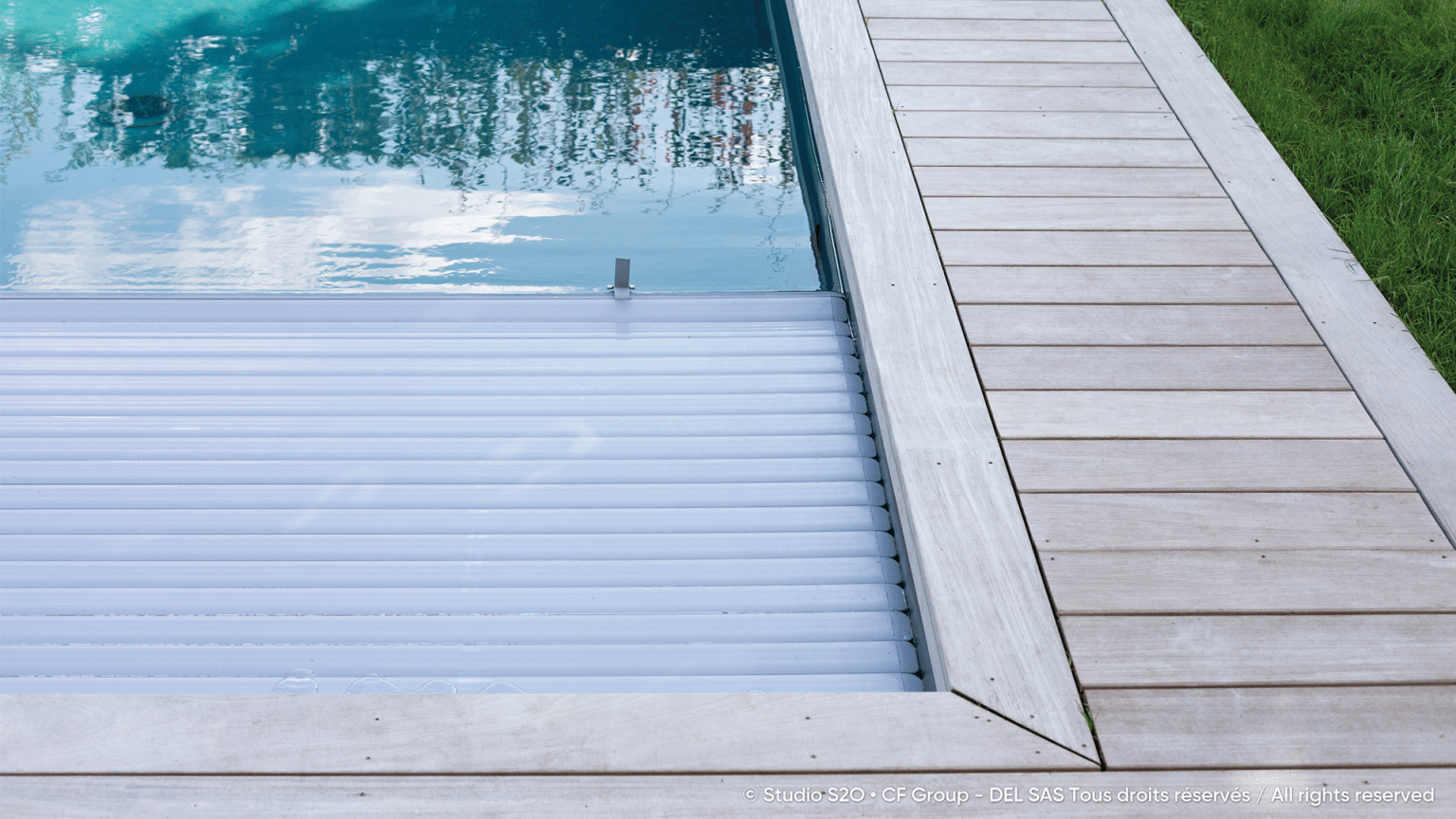 Volet pour piscine DEL