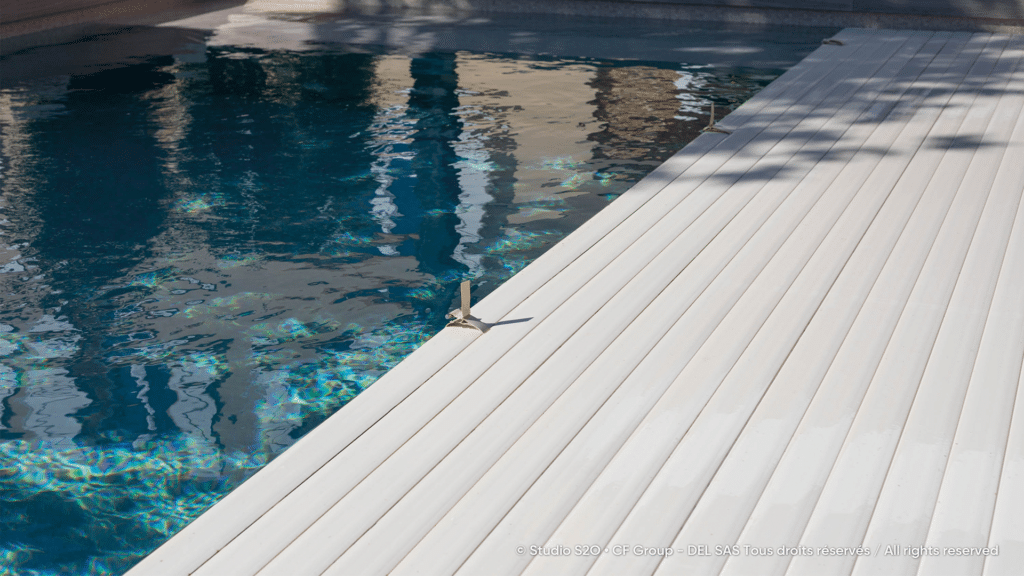 Volet pour piscine DEL
